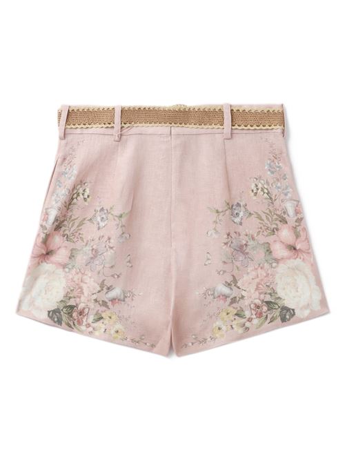 Shorts stampa floreale Zimmermann | 9921ASS243PINK FLORAL